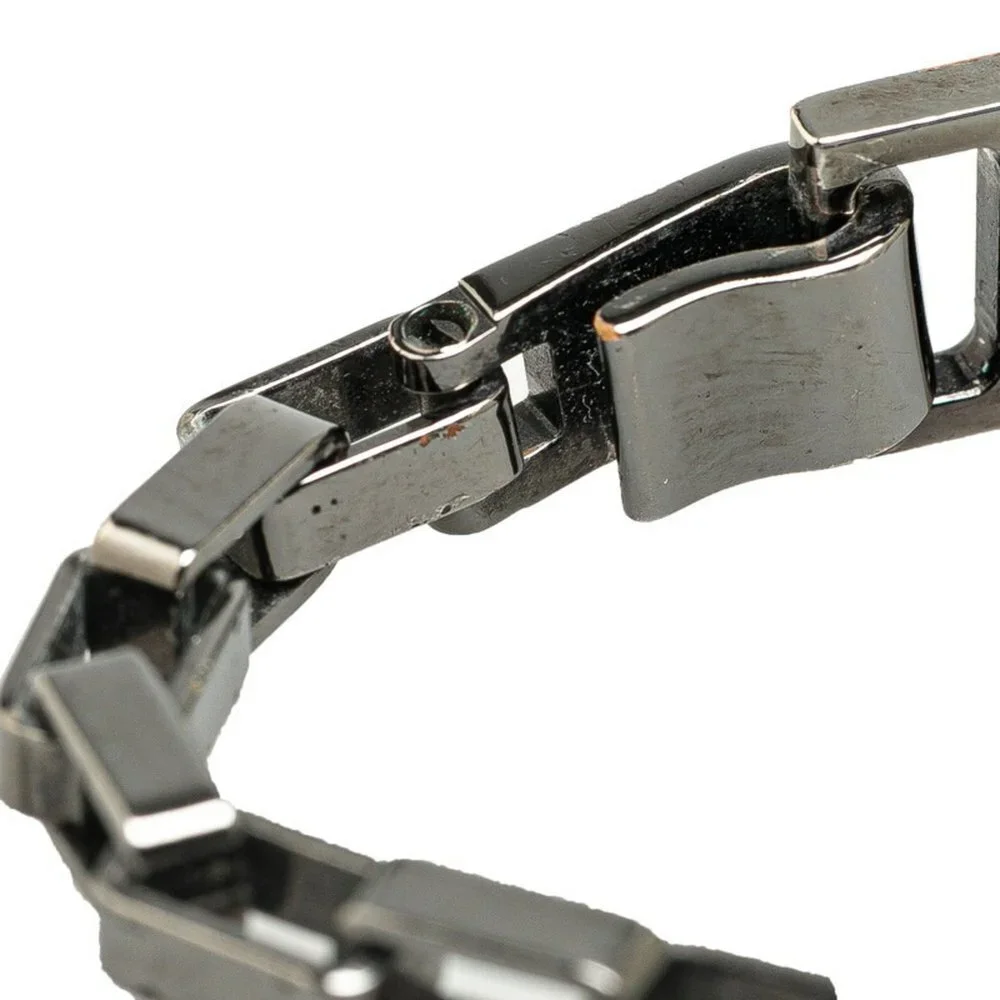 LOUIS VUITTON Silver Damier Charm Bracelet